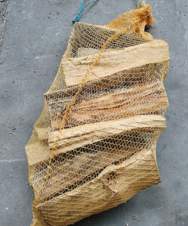 Sac de bois de chauffage
