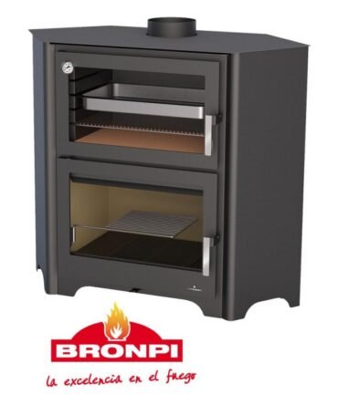 Poêle à bois avec four – BRONPI Murano – R 14 kW
