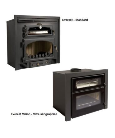 Insert à bois avec four ventilé canalisable – BRONPI Everest 14 kW