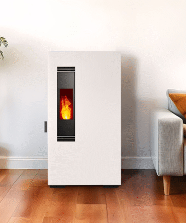 Poêle à granulés extra plat Mini 5kW (Blanc)