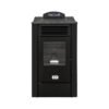 Poêle à granulés en prise d’air directe carré Alaska 9 Kw