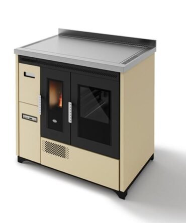 Cuisinière à granulés avec four ventilé – EVA CALOR Enrica 9 kW