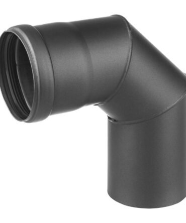 Coude fixe 90° pour poêles à granules de bois pellets ø 100mm