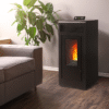Poêle à granulés étanche (sortie dessus concentrique) – Vulcano Up – 10,8 Kw