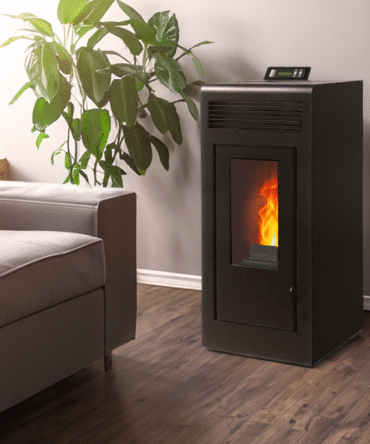 Poêle à granulés étanche (sortie dessus concentrique) – Vulcano Up – 10,8 Kw