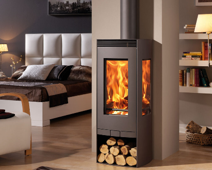 Poêle à bois avec prise d’air externe – PANADERO Alba 9.5 kW