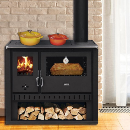 Cuisinière à bois INTERSTOVES | GT | 15 kw  | SORTIE COTE DROIT