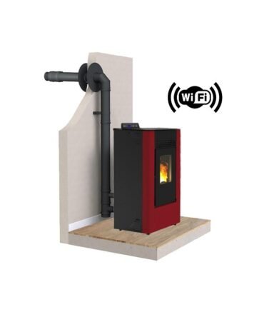 PACK Poêle à granulés C9 FIREMATIC + Kit ventouse Dinak + Module Wifi