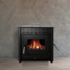 INTERSTOVES – Poêle À BOIS HUGO 9 | BÛCHES 50CM – Noir