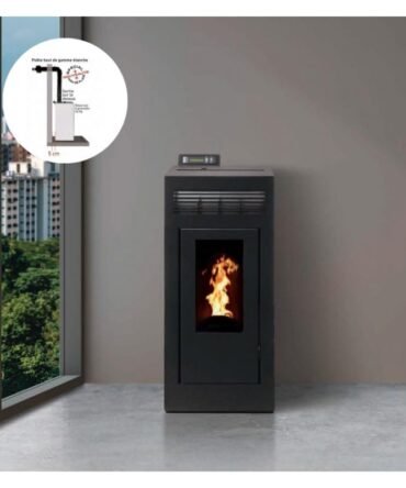 PACK Poêle à granules étanche + Kit ventouse – INTERSTOVES Marina Concentrique 11 kW
