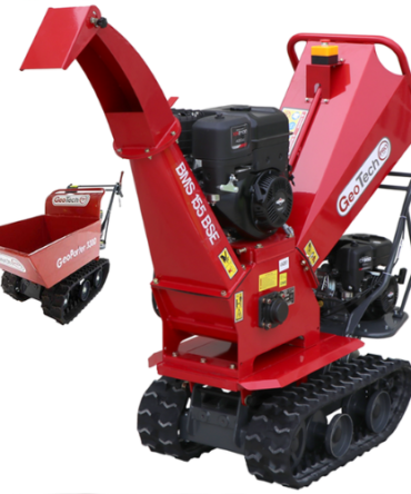 GeoTech-Broyeur autotracté sur chenilles – brouette motorisée GeoTech-Pro BMS155 BS – Moteur B&S XR2100-Neuf
