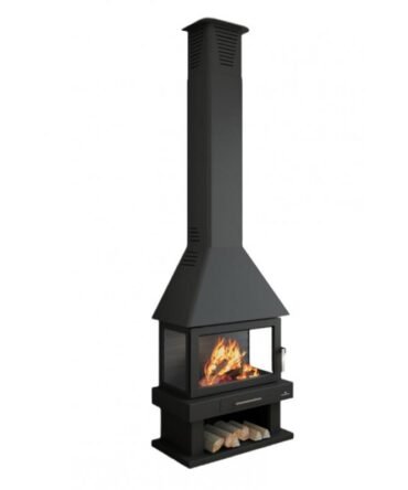 Cheminée à bois 3 faces – BRONPI Huesca 10 kW