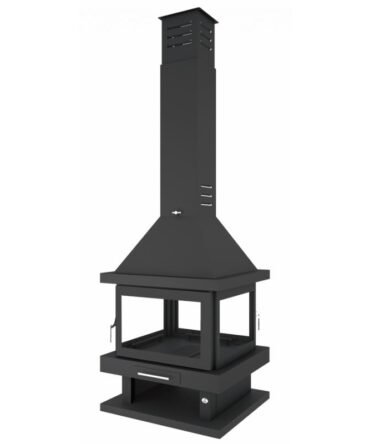 Poêle à bois cheminée 4 faces – FIREMATIC Kingston 10 à 13 kW