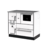 Cuisinière à bois Alfa 85 G Eco Sortie droite blanc 8kW