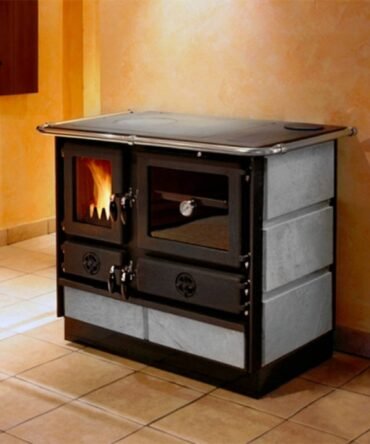 Cuisinière bouilleur Super Thermo Magnum 21 kw avec pierre ollaire