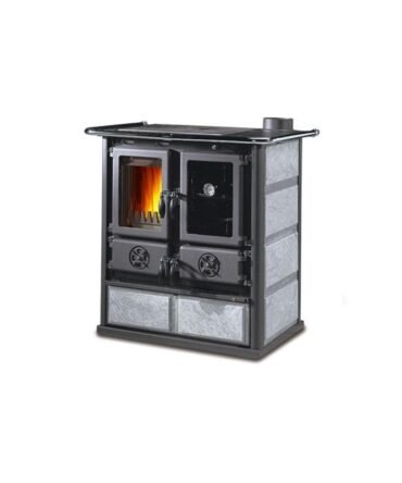 Cuisinière à bois raccordable en pierre – LA NORDICA Rosetta 5.0 Pierre 7.9 kW