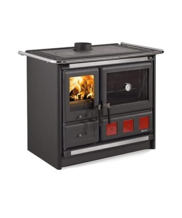 Cuisinière à bois raccordable – LA NORDICA Rosa XXL 5.0 Steel 11 kW