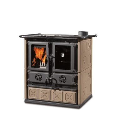 Cuisinière à bois raccordable – LA NORDICA Rosetta 5.0 Maiolica 7.9 kW