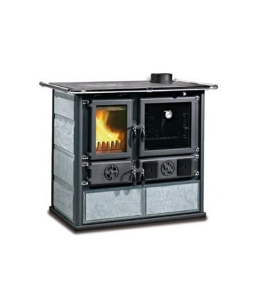 Cuisinière à bois raccordable – LA NORDICA Rosa 5.0 Pierre 8.8 kW