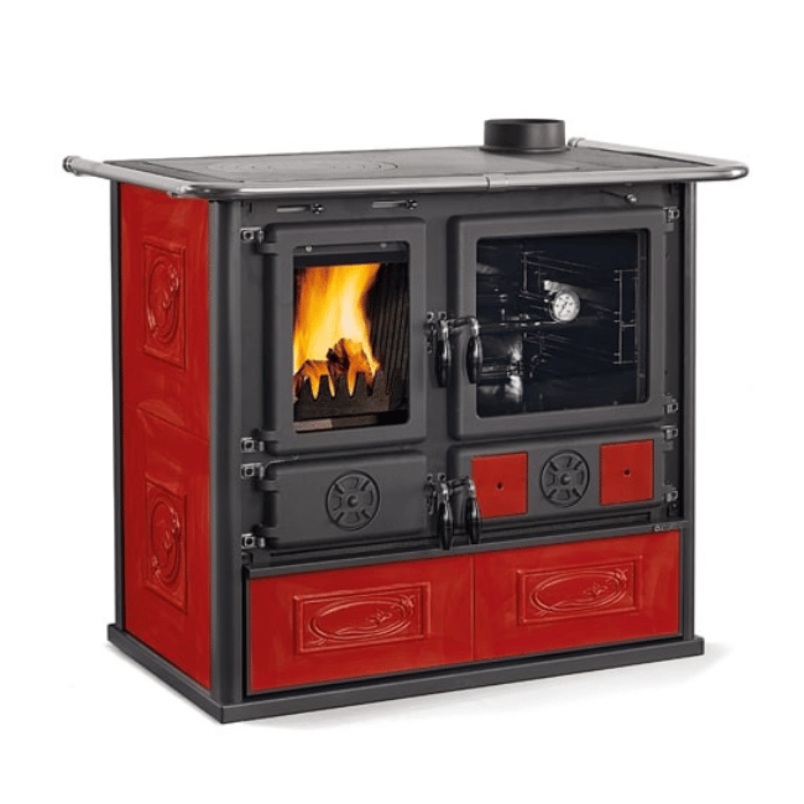 Cuisinière à Bois Rosa 5.0 Ceramica 8.8kW