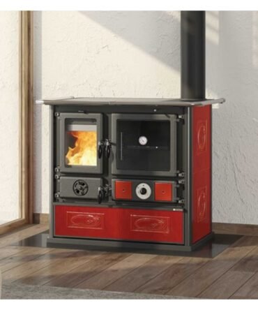 Cuisinière à bois Termorosa DSA 4.0 Bordeaux 12.4kW