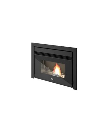 Insert à granules ventilé double canalisation – EVACALOR Nico 11.5 kW