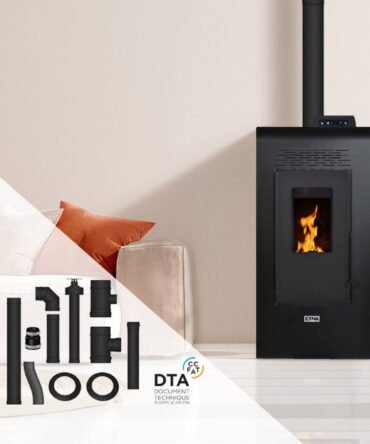 Pack poêle à granulés étanche Vulcano – Pack complet Bofill 9kW