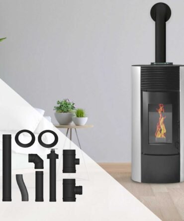 Pack poêle à granulés Segreto étanche + Kit d’installation ventouse 9kW