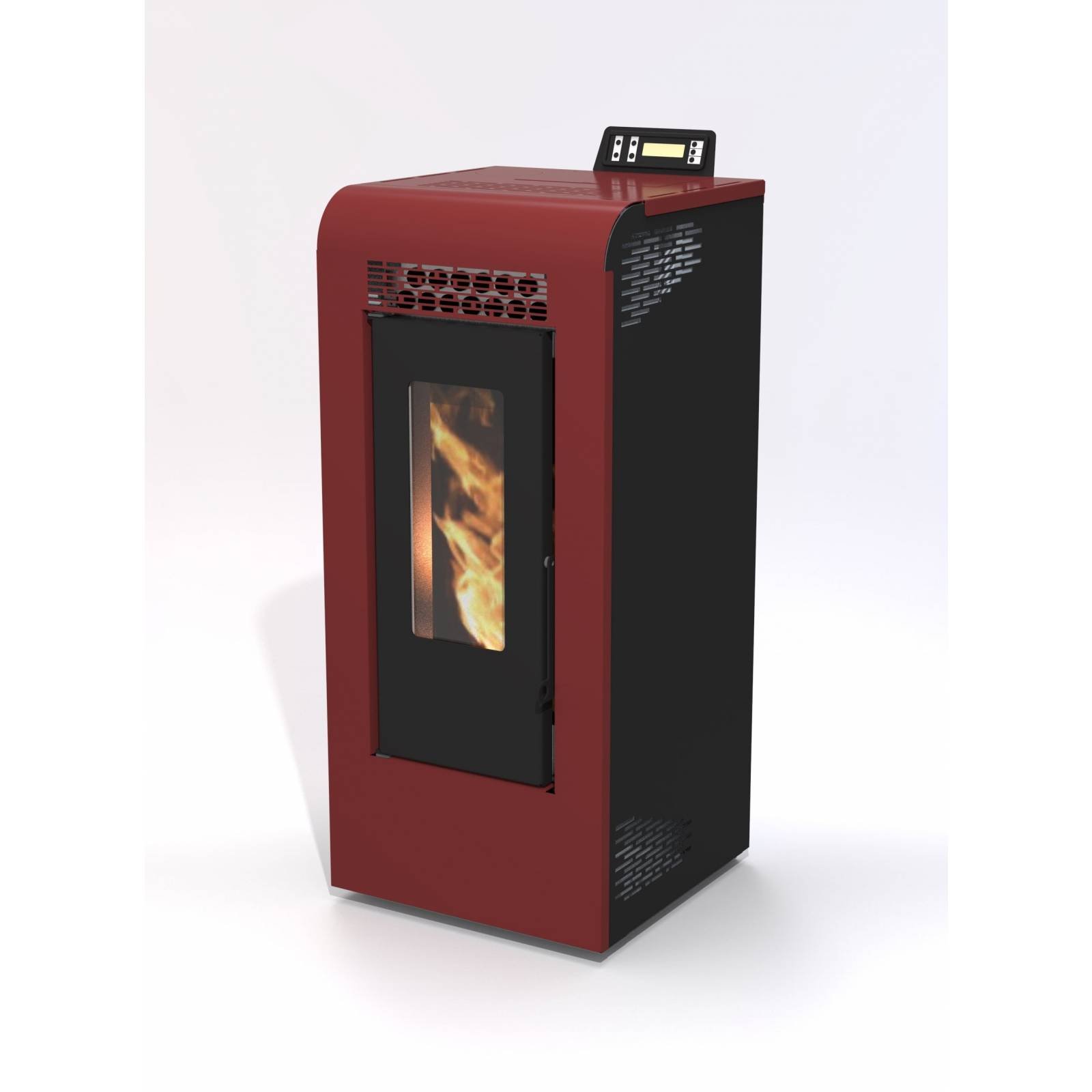 Pack poêle à granulés Vulcano SMS + Kit d’installation sortie arrière 12kW – Image 6