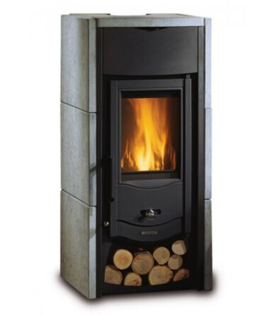 Poêle à Bois Asia BII Pierre Naturelle 7kW