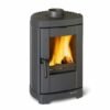 Poêle à bois Brigitta GB Noir Anthracite 5.8kW