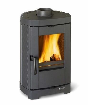 Poêle à bois Brigitta GB Noir Anthracite 5.8kW