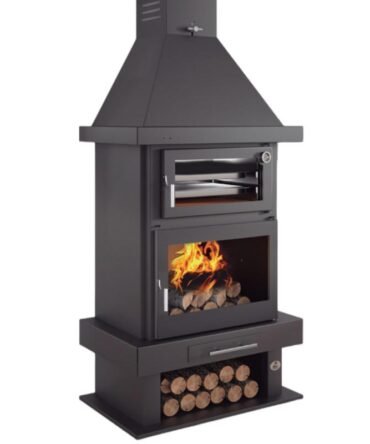 Poêle à bois cheminée avec four – FIREMATIC Phoenix 10 à 13 kW