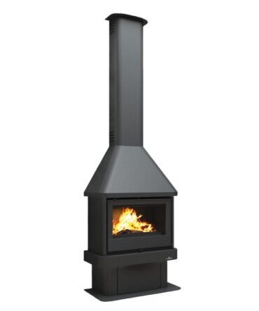 Cheminée à bois ventilé raccordable – BRONPI Lisboa 12 kW
