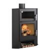 Poêle à bois d’angle avec four – BRONPI Lerma – H 8.7 kW