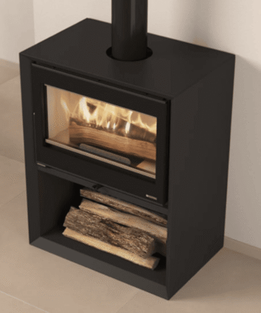 Poêle à bois Dante con portalegna 10.3kW