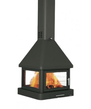 Cheminée suspendue à bois 4 faces – BRONPI Huelva – C 16 kW