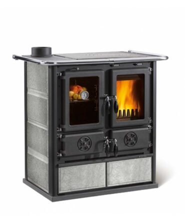 Cuisinière à bois Rosetta Sinistra BII Pierre Naturelle 9kW