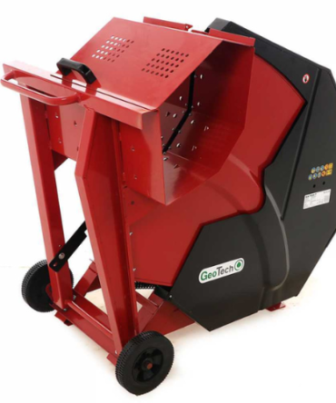 GeoTech-Scie à bûches circulaire à chevalet GeoTech SA 700-T – coupe max 250 mm – 400V